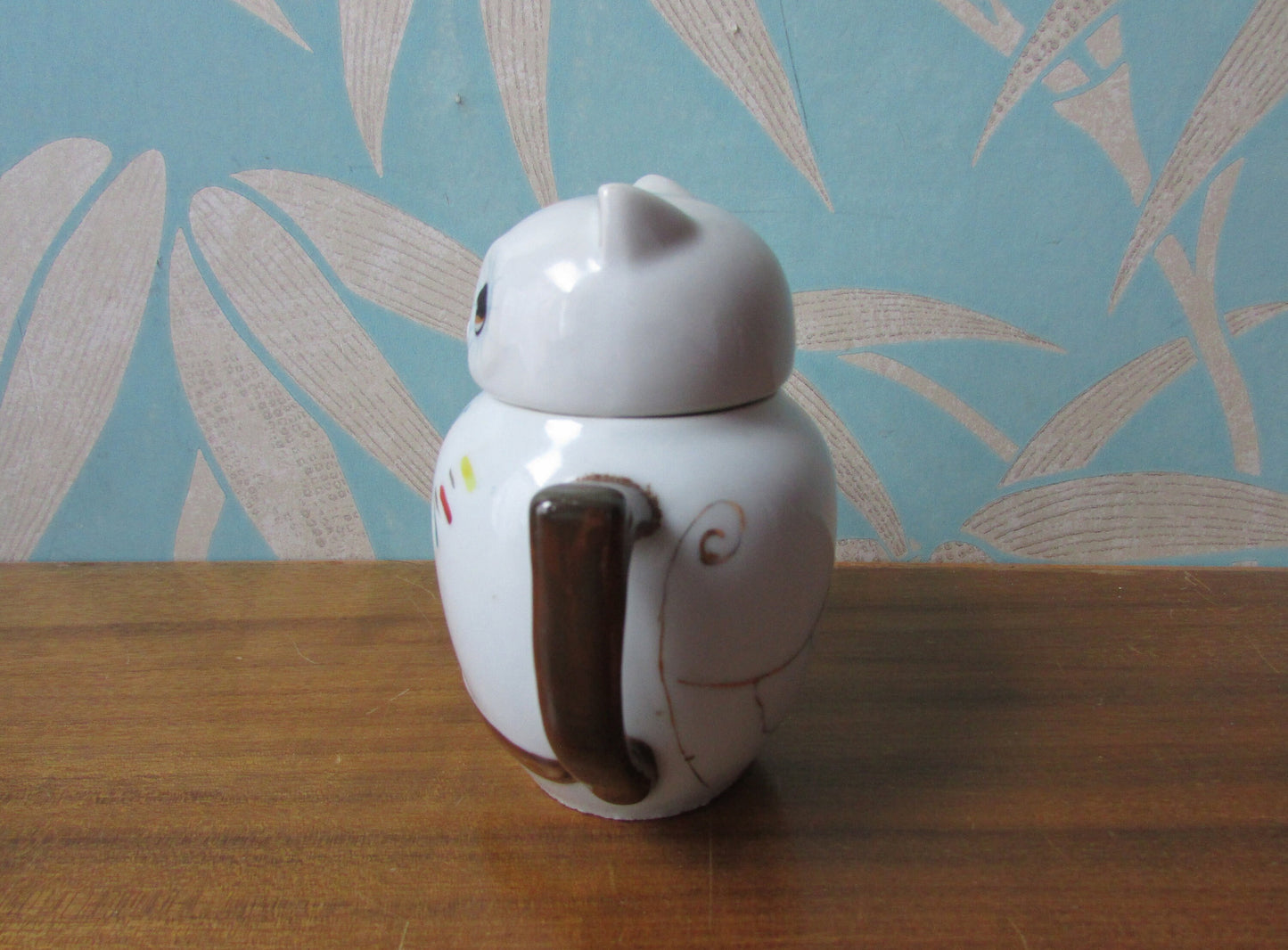 1960s ceramic owl teapot