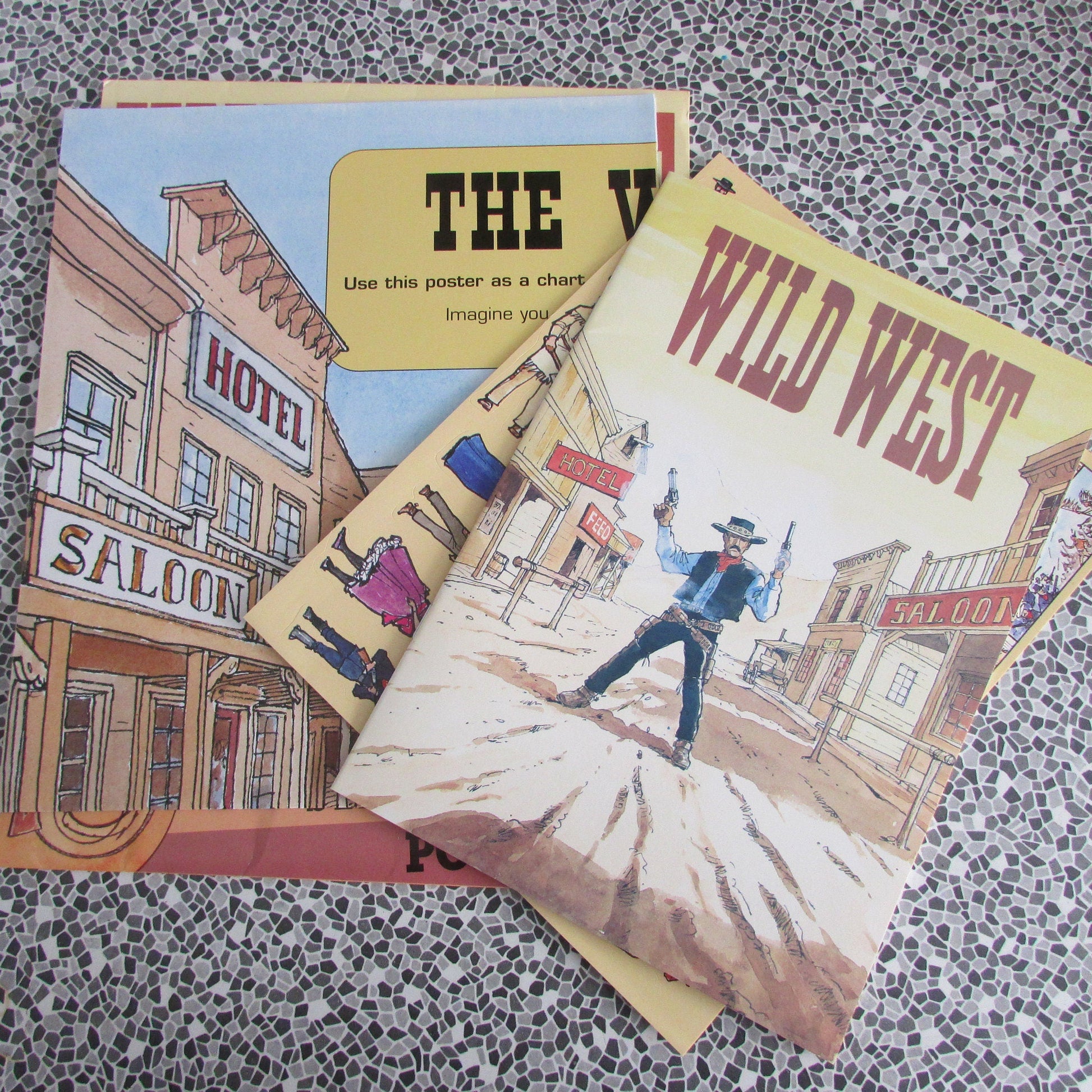 Wild West Books, Stickers & Poster bundle, by N. Arnold (Softback, 1995)