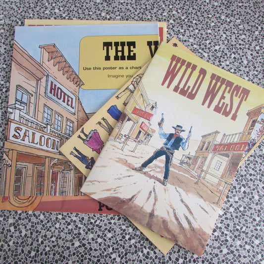 Wild West Books, Stickers & Poster bundle, by N. Arnold (Softback, 1995)