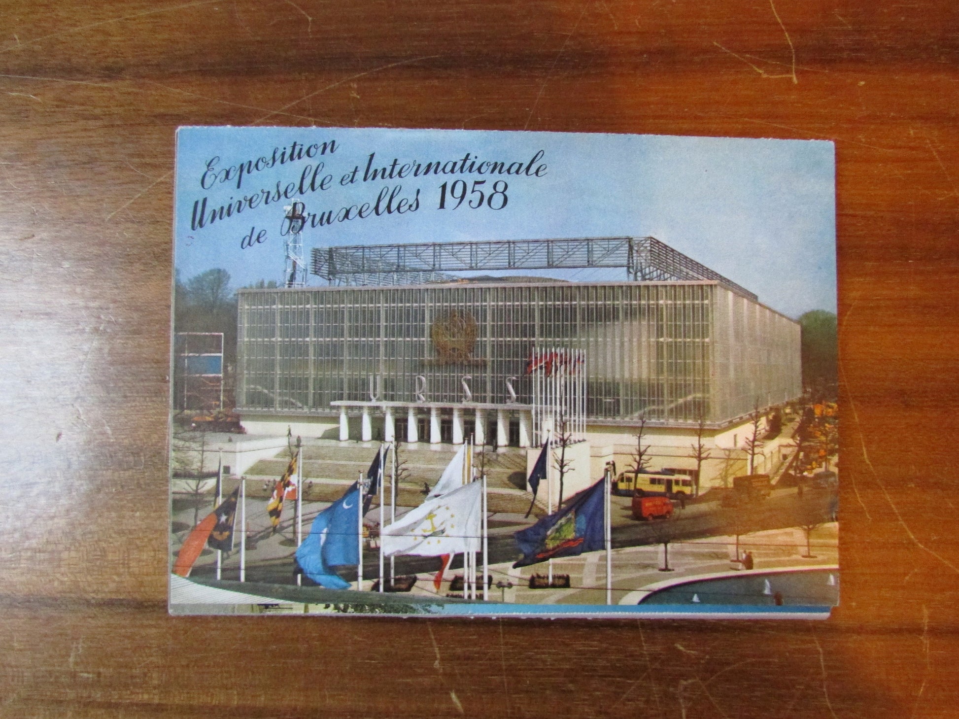 Two 1958 Brussels World's Fair souvenir postcard booklets