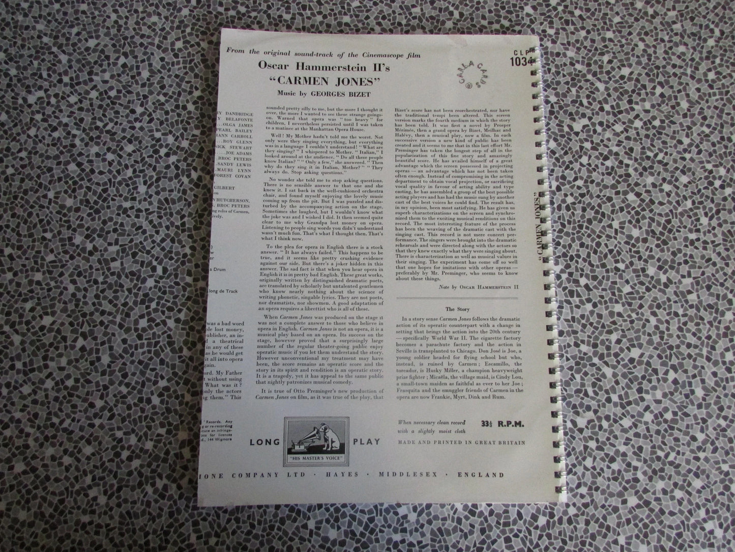 Home-made A4 wire bound sketchbook using 170gsm Acid Free Cartridge Paper, Carmen Jones