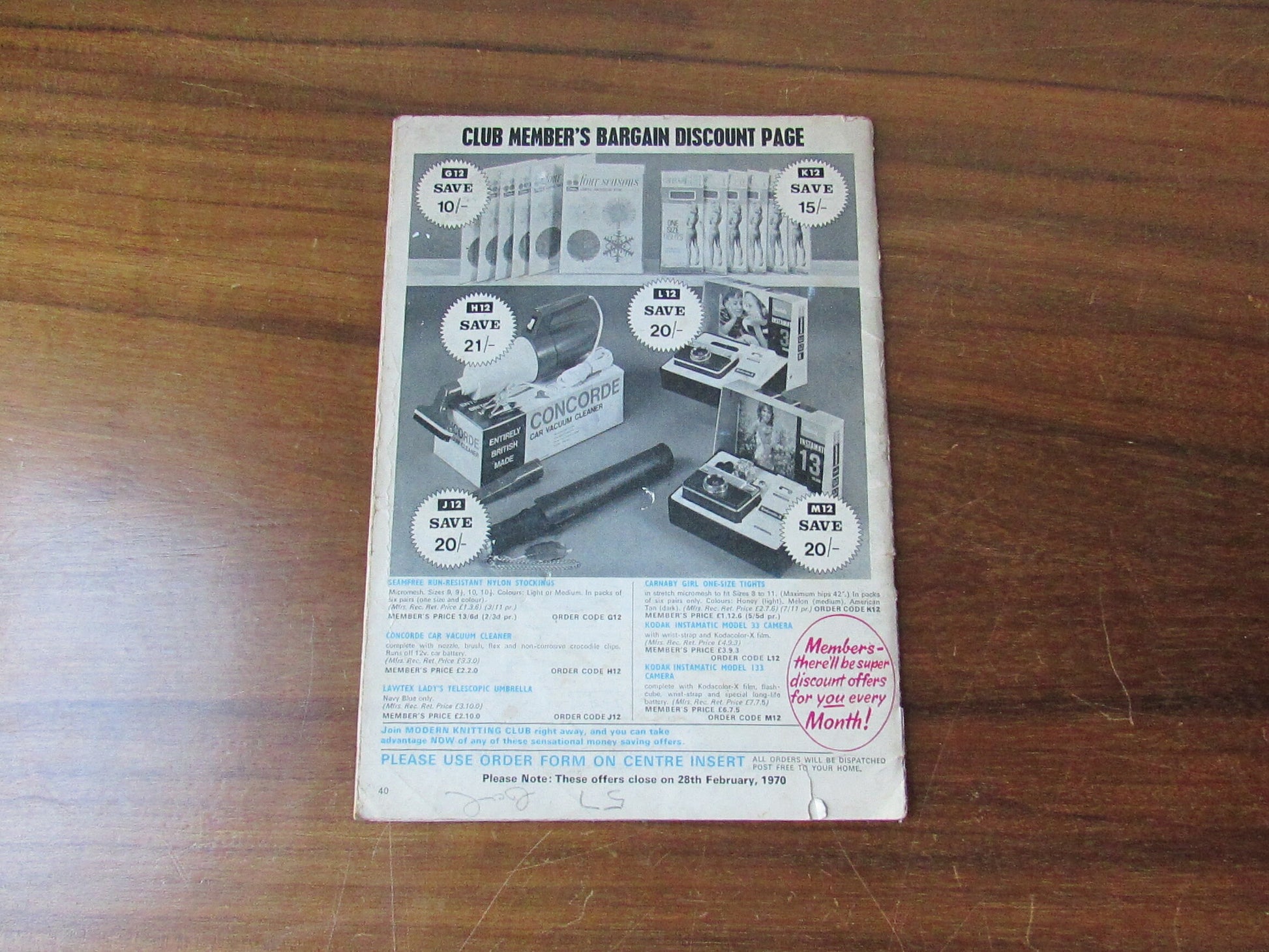 1969 Modern Knitting seasonal knitting magazine