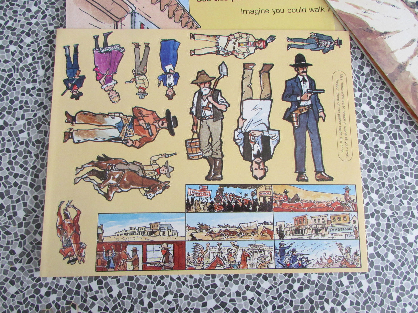 Wild West Books, Stickers & Poster bundle, by N. Arnold (Softback, 1995)