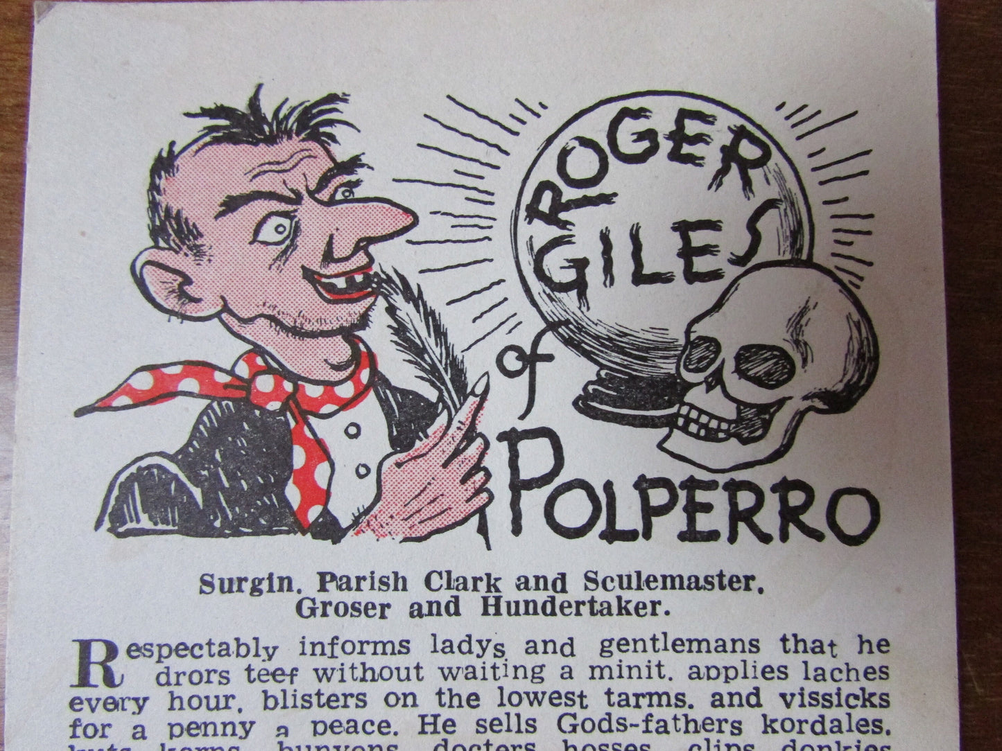 Comical vintage Roger Giles of Polperro postcard