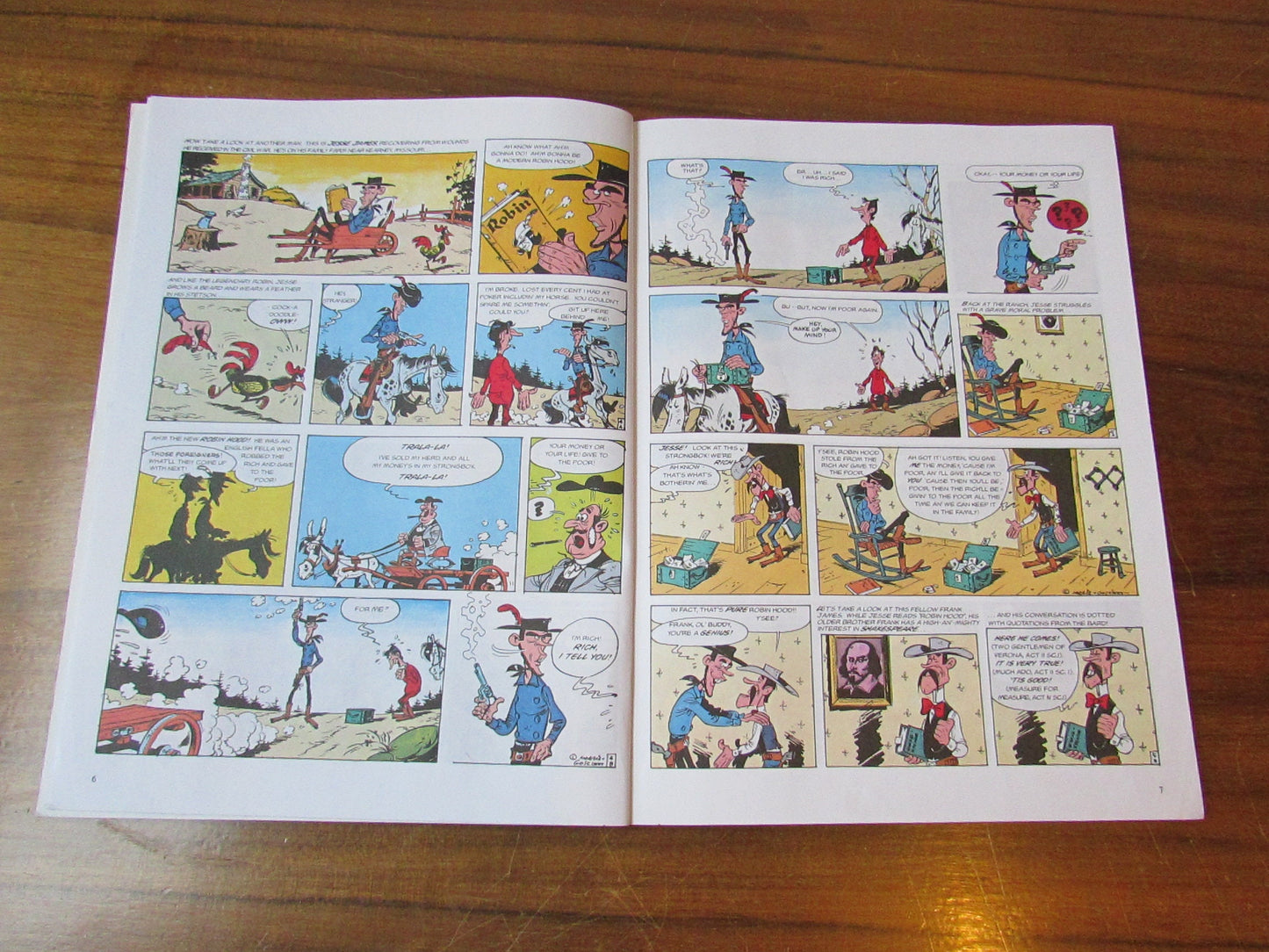 A Lucky Luke Adventure: Jesse James, by Morris & Goscinny (Softback, 1998)