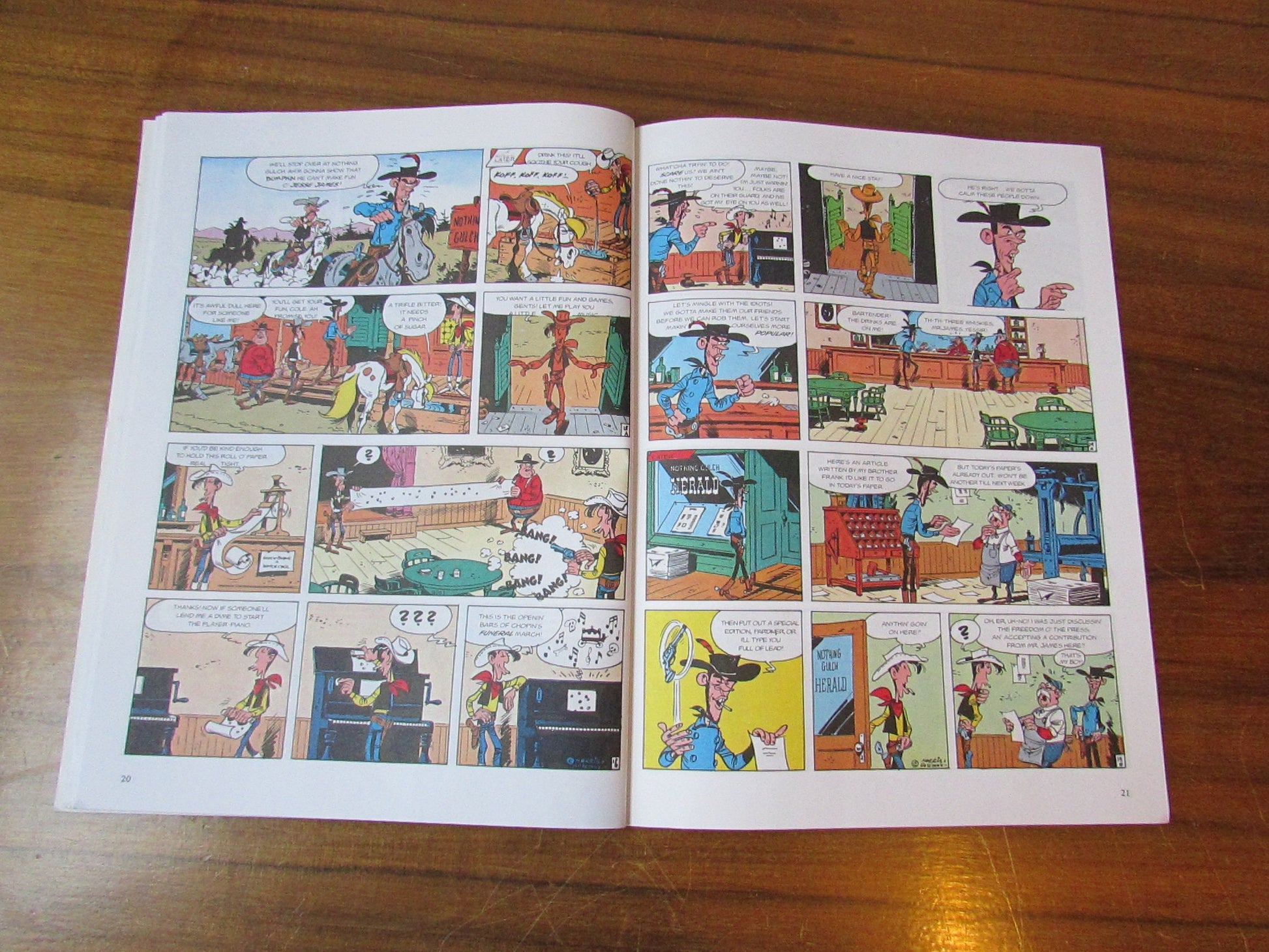 A Lucky Luke Adventure: Jesse James, by Morris & Goscinny (Softback, 1998)