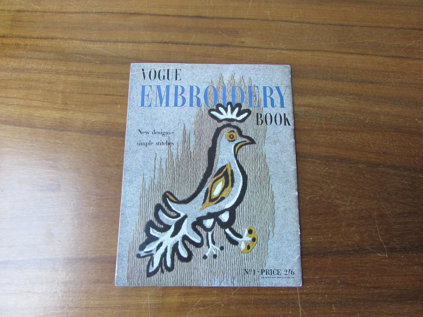 Vogue Embroidery Book, Volume 1, No. 1, by Winifred Pegler (Softback, 1940s/50s)