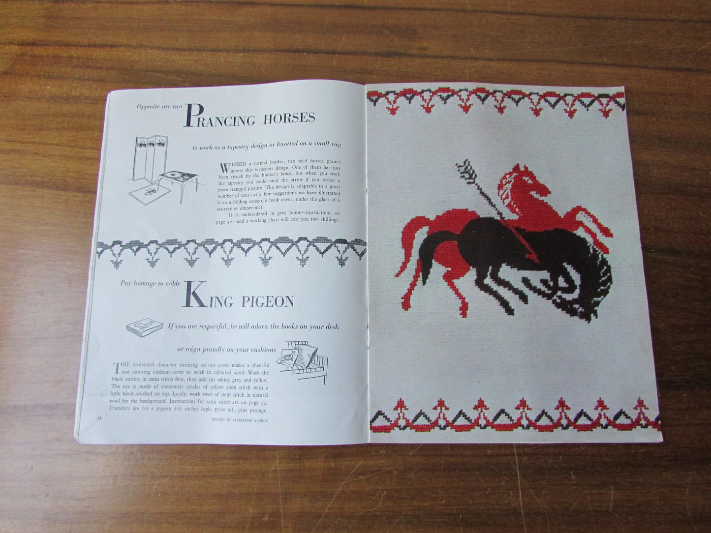 Vogue Embroidery Book, Volume 1, No. 1, by Winifred Pegler (Softback, 1940s/50s)
