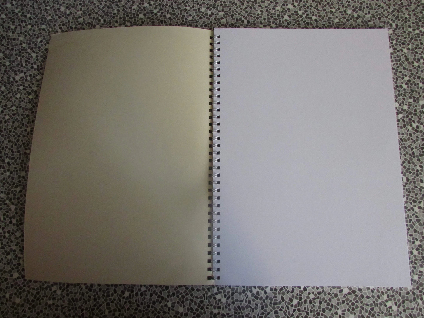 Home-made A4 wire bound sketchbook using 170gsm Acid Free Cartridge Paper, Carmen Jones