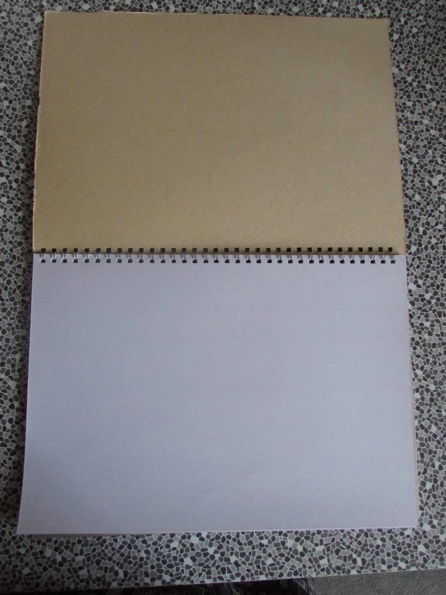 Home-made A4 wire bound sketchbook using 170gsm Acid Free Cartridge Paper, Carmen/L'Arlesienne