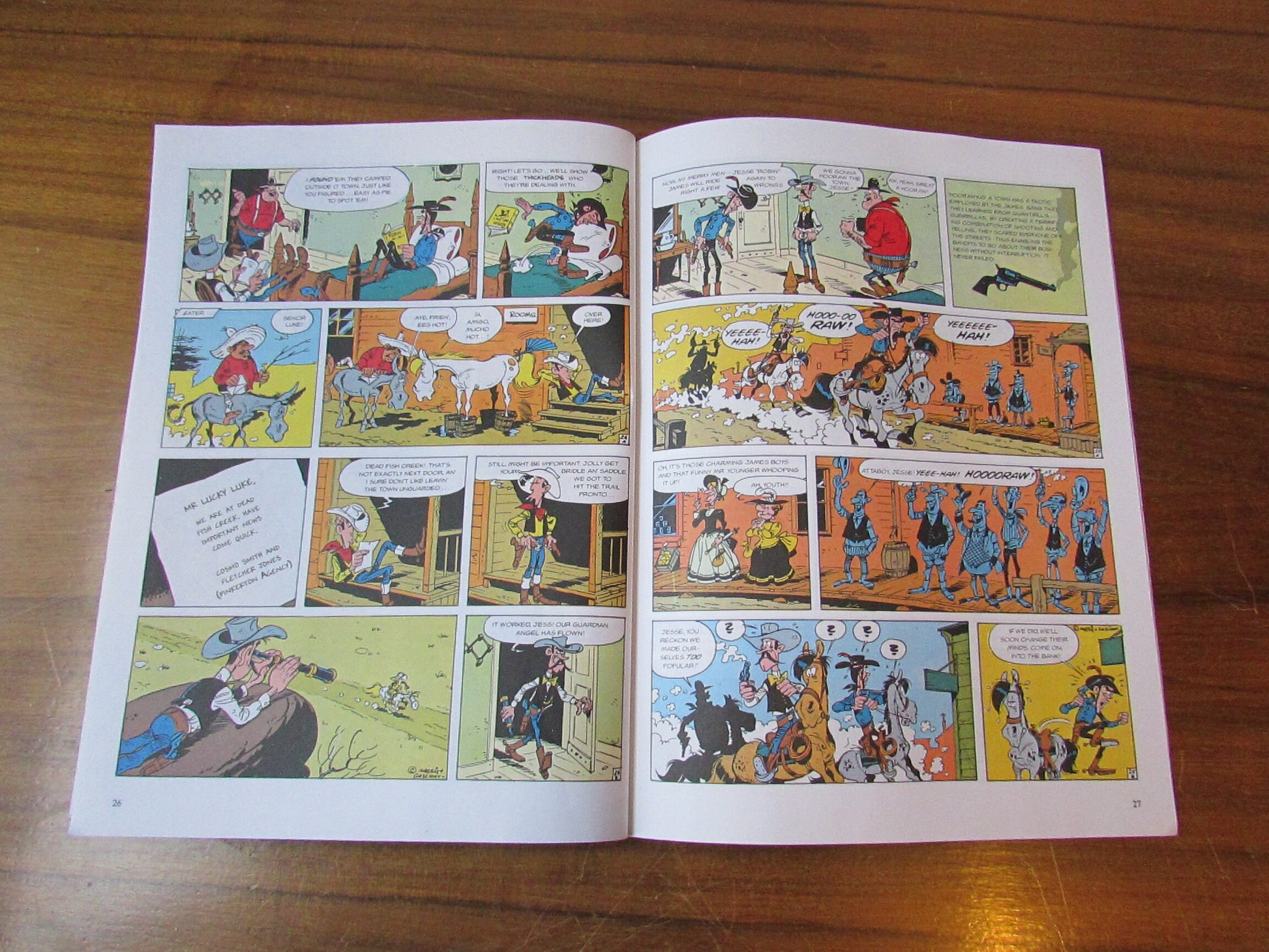 A Lucky Luke Adventure: Jesse James, by Morris & Goscinny (Softback, 1998)