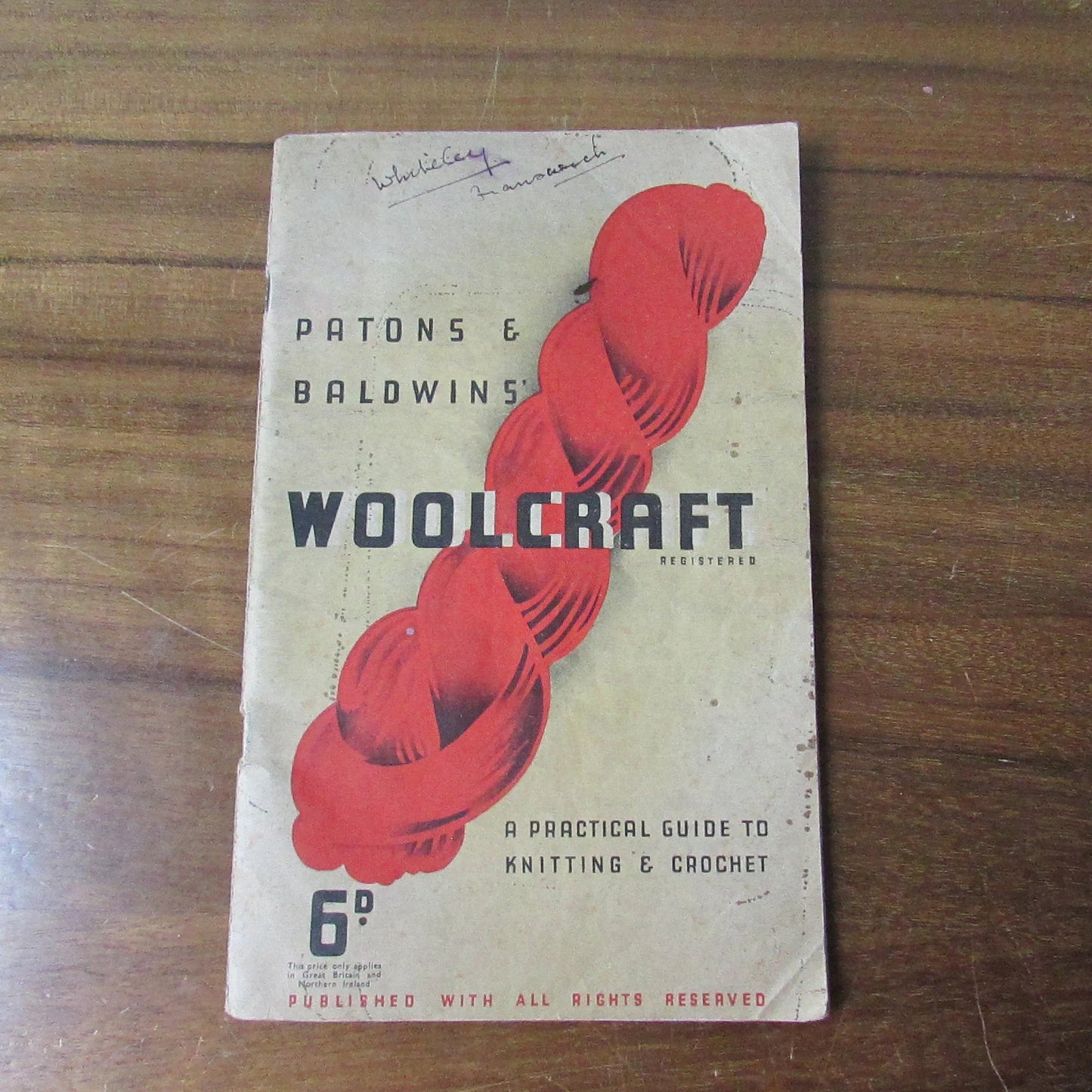 Vintage Patons & Baldwin's Woolcraft pattern booklet; A Practical Guide to Knitting and Crochet