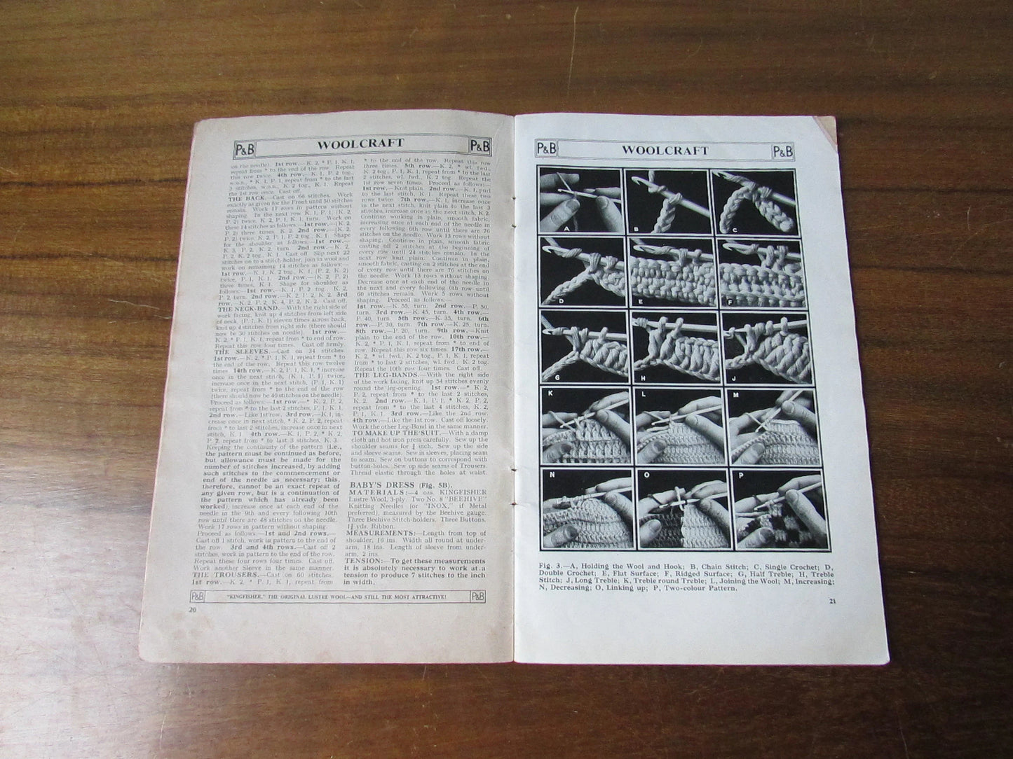 Vintage Patons & Baldwin's Woolcraft pattern booklet; A Practical Guide to Knitting and Crochet