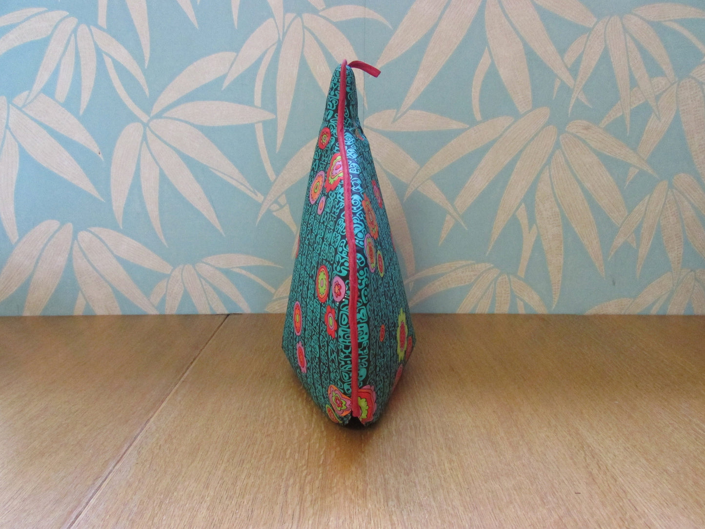 Vintage padded vinyl tea cosy