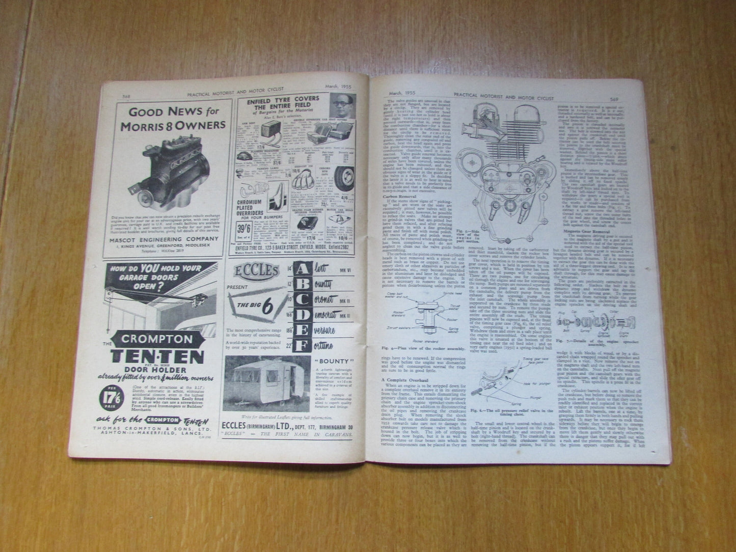 March 1955 Practical Motorist & Motorcyclist magazine