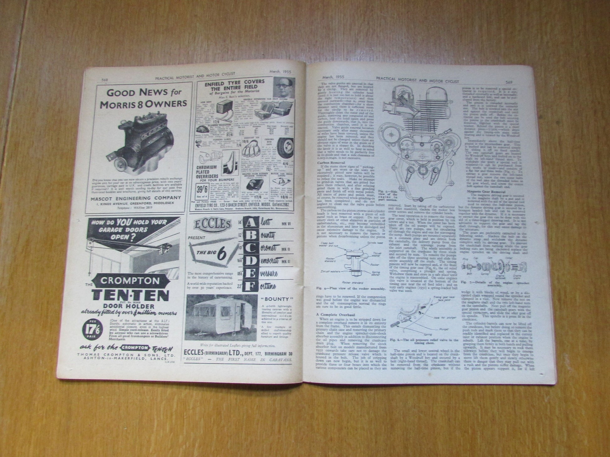 March 1955 Practical Motorist & Motorcyclist magazine