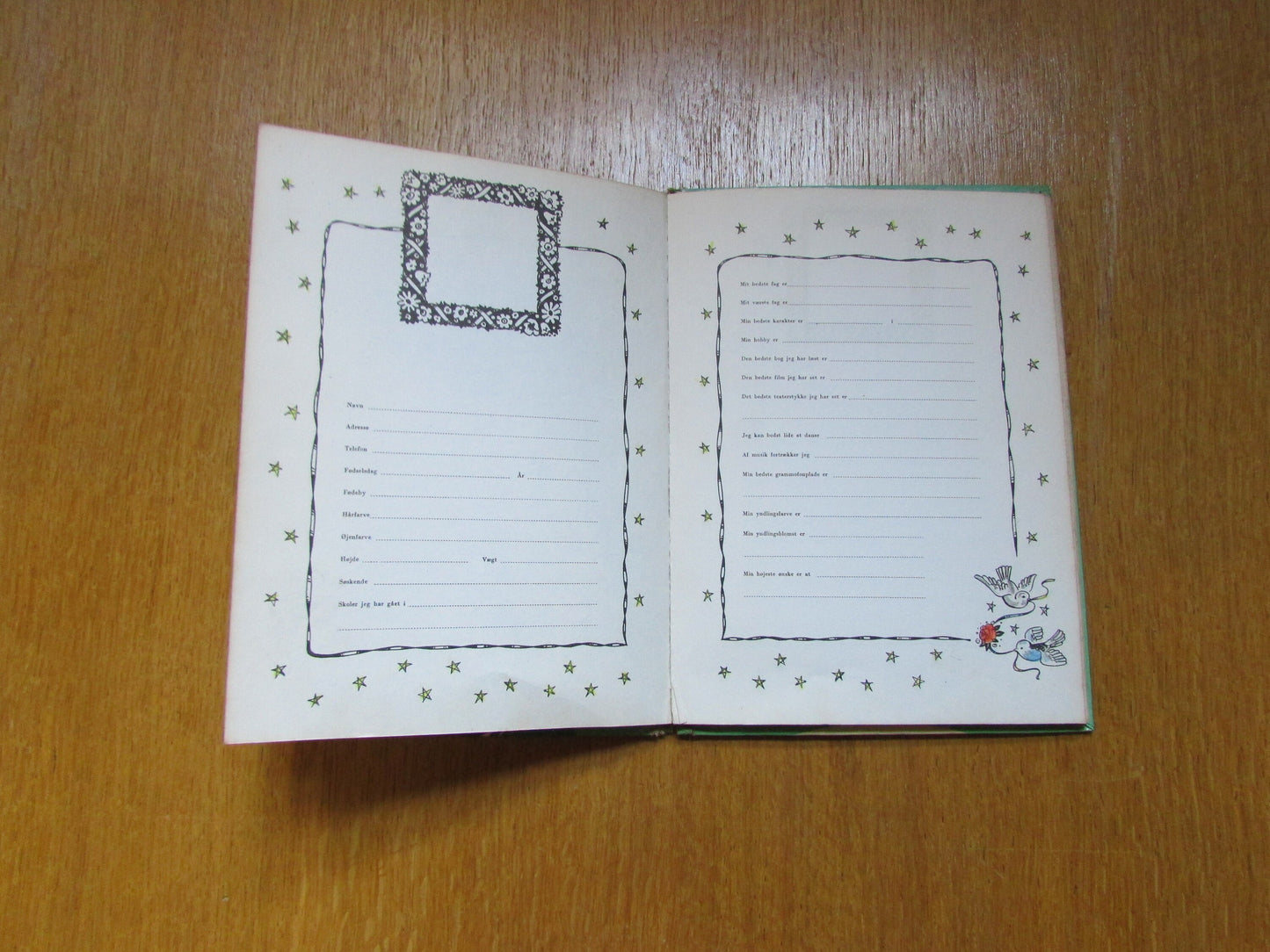 Rare 1960s Danish Mine Skolekammerater (My Schoolmates) friendship/address book
