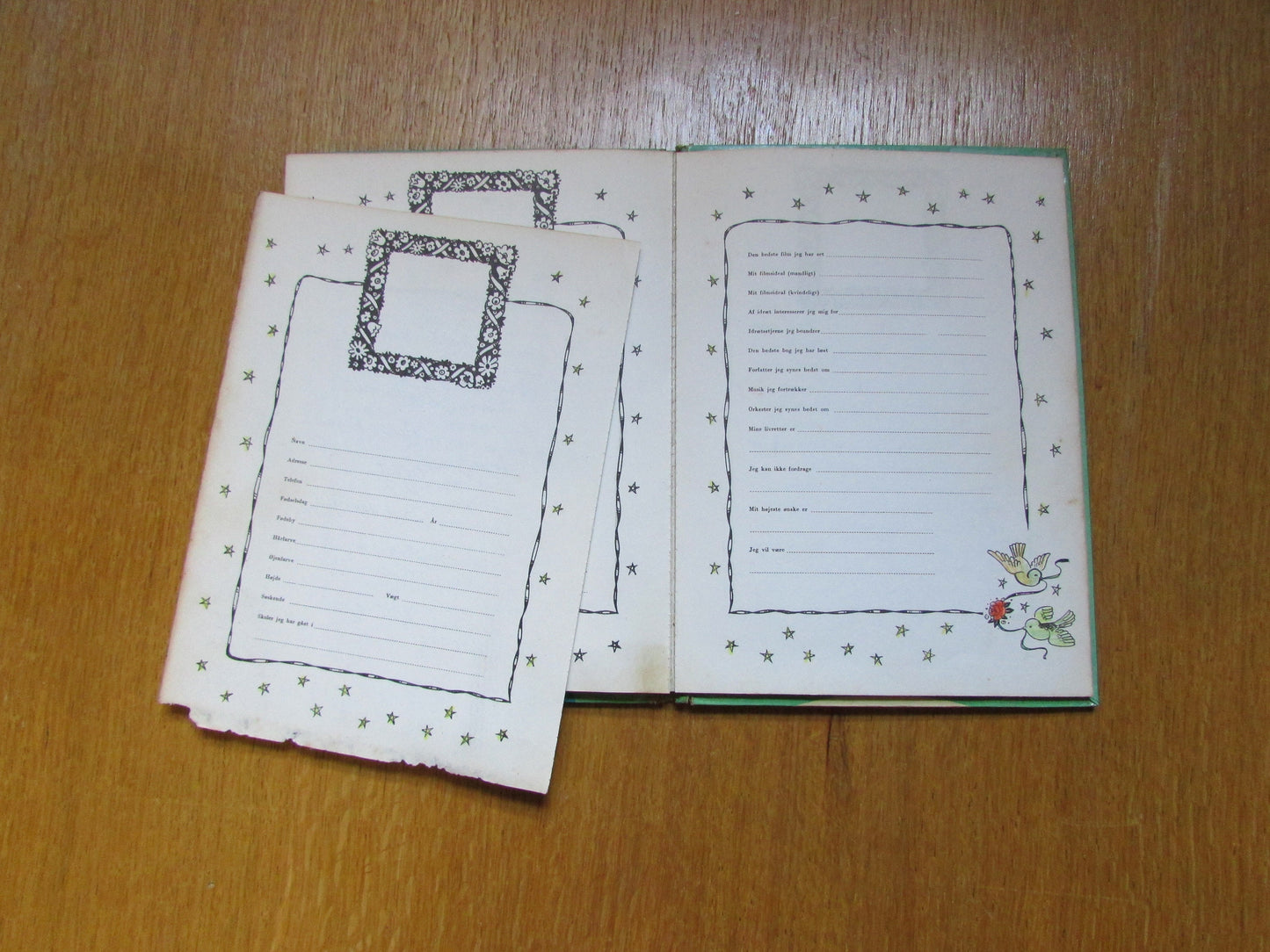 Rare 1960s Danish Mine Skolekammerater (My Schoolmates) friendship/address book