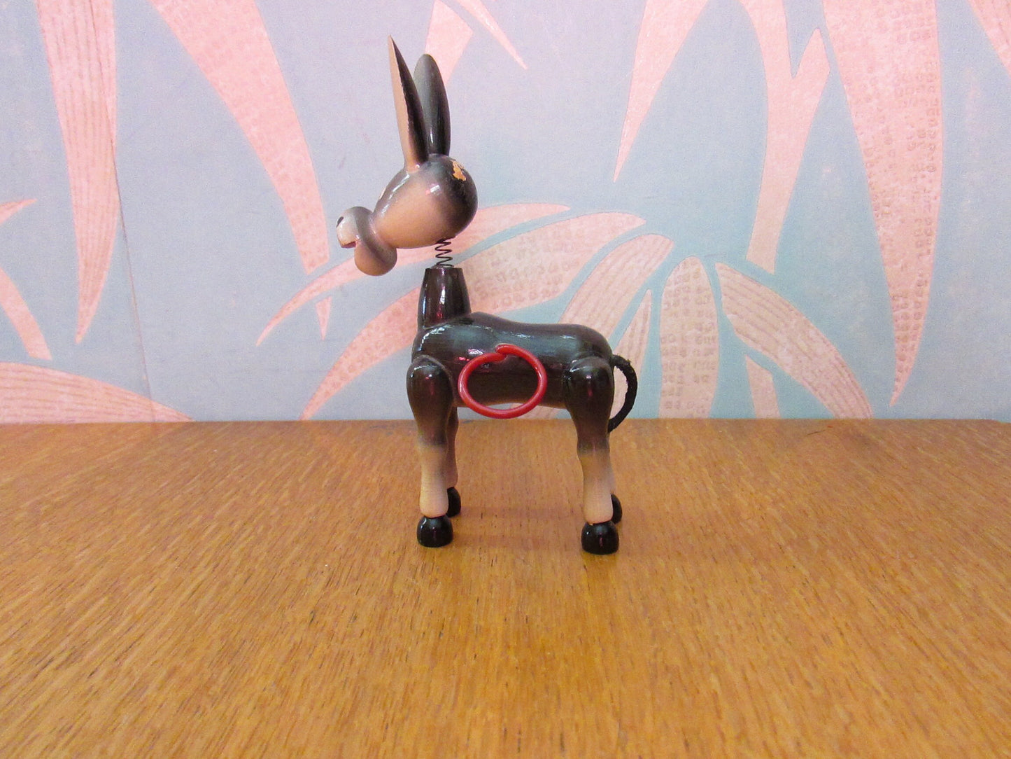 1970s comical plastic bobble-head mule figurine