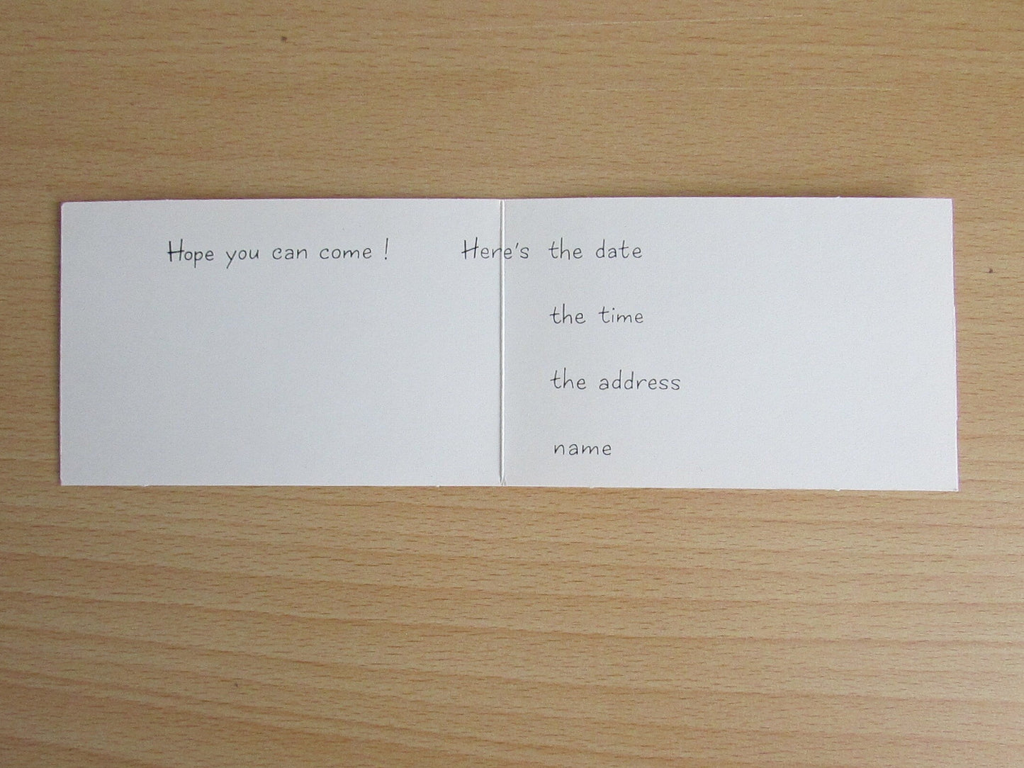 Set of 6 mid-century Norcross "Big Doings..." party invitations with envelopes