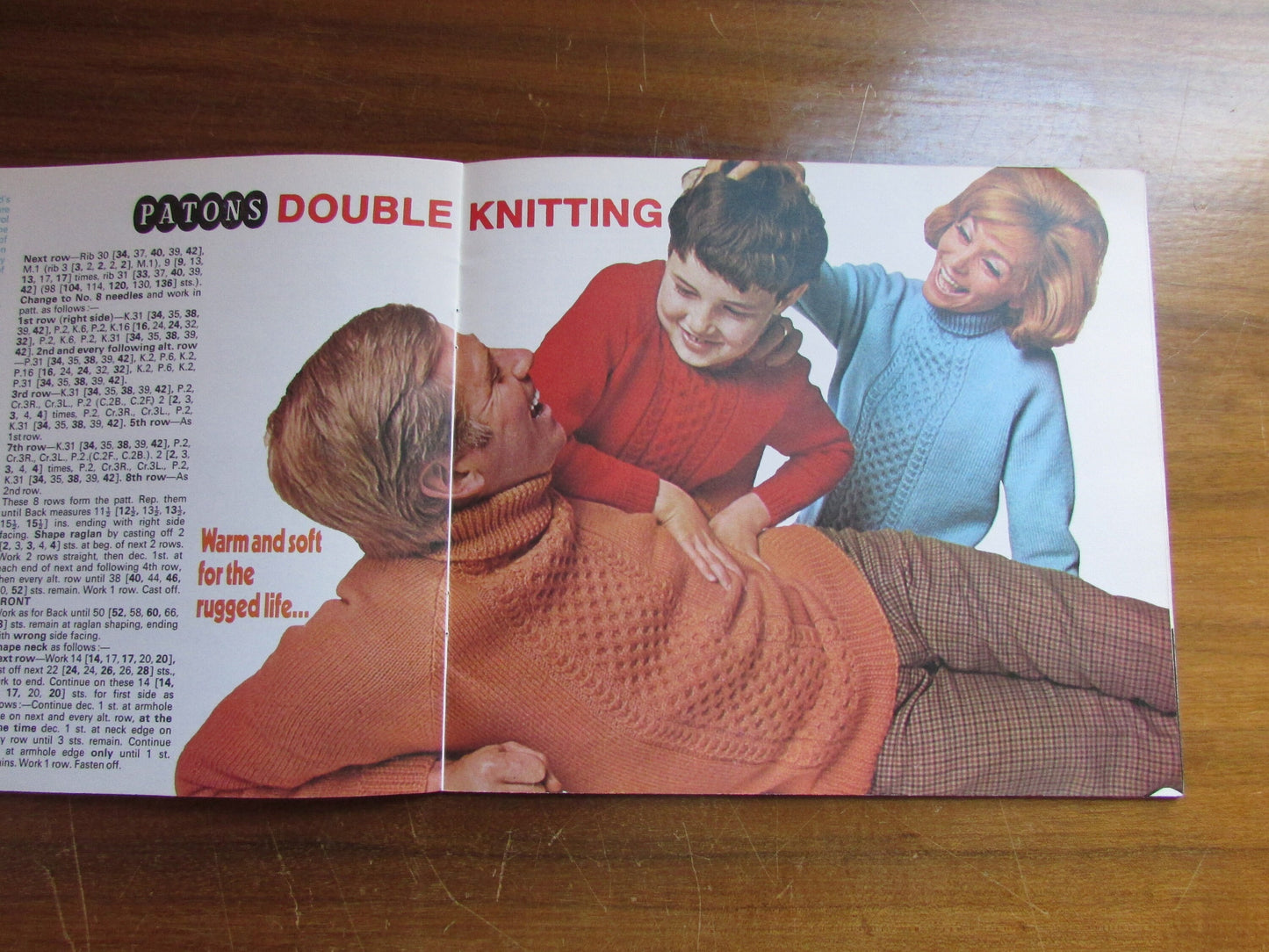 Vintage Patons Living Knitting pattern booklet