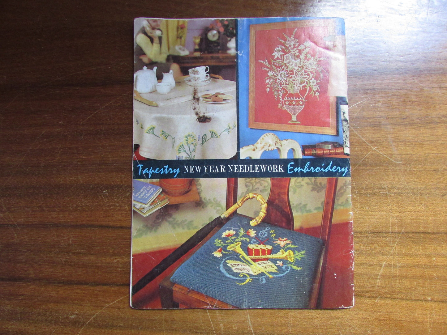 January 1964 Stitchcraft knitting & embroidery pattern booklet