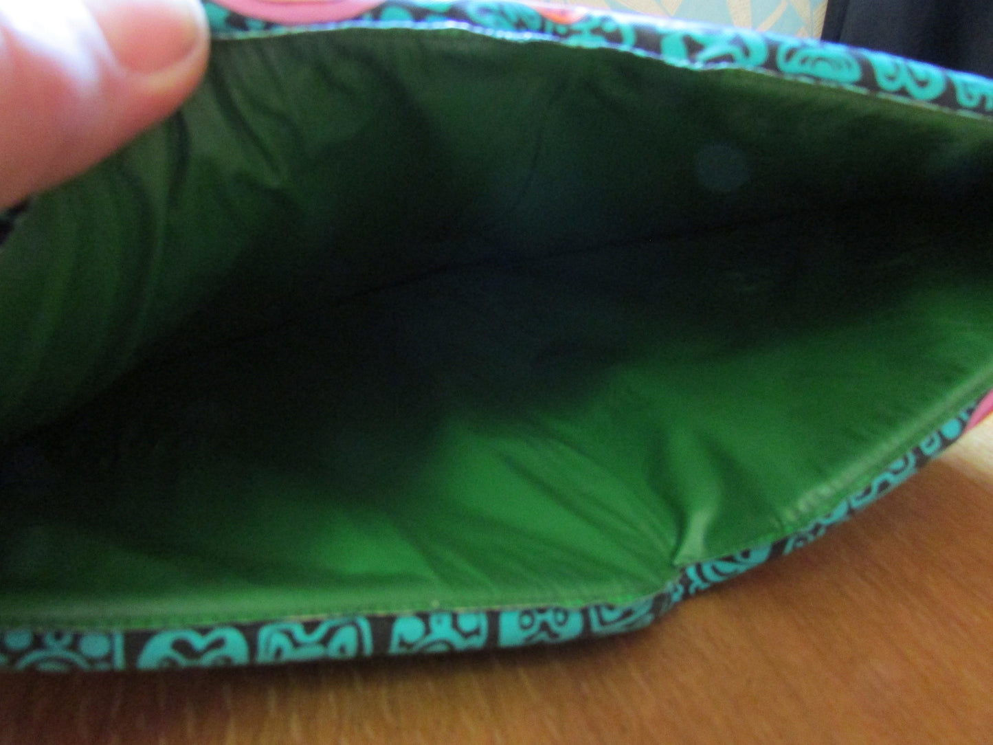 Vintage padded vinyl tea cosy