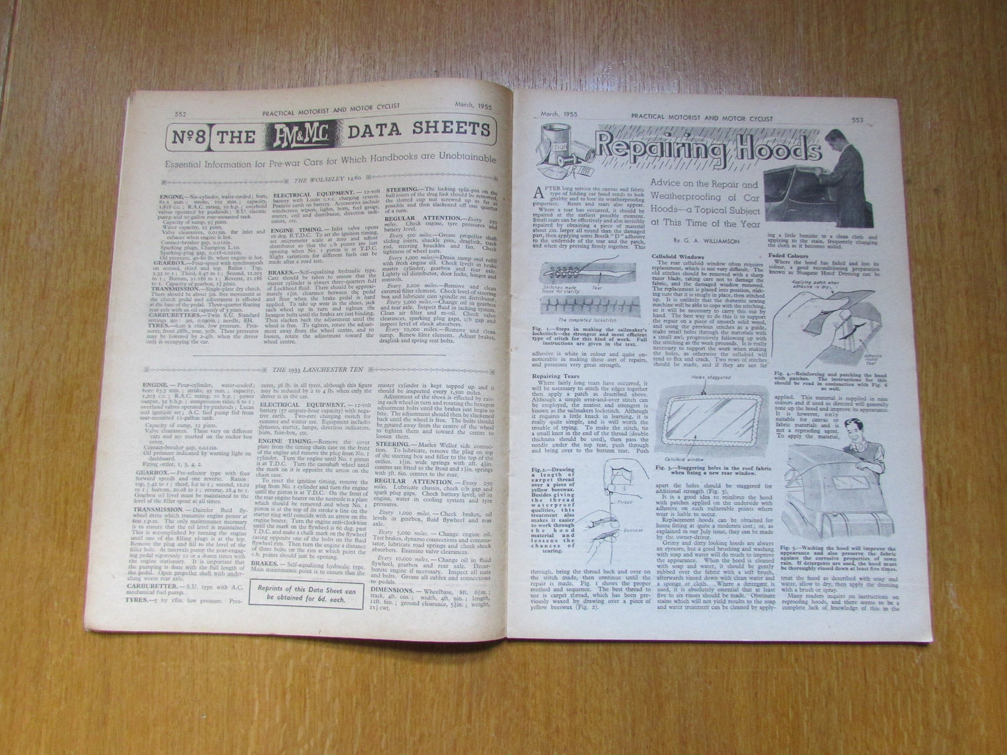 March 1955 Practical Motorist & Motorcyclist magazine