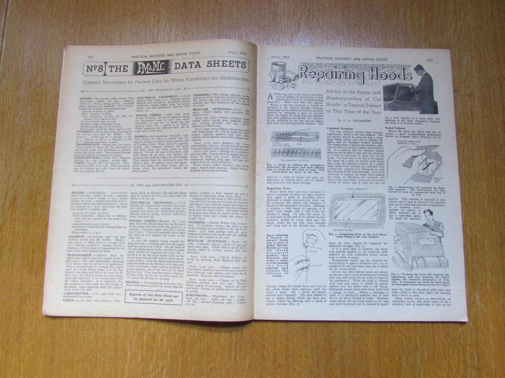 March 1955 Practical Motorist & Motorcyclist magazine