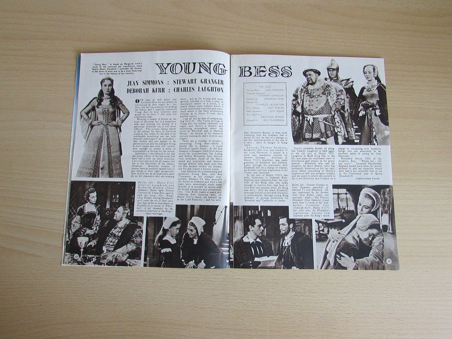 August 1953 ABC Film Review magazine: Stories & Pictures of The Films Coming Your Way