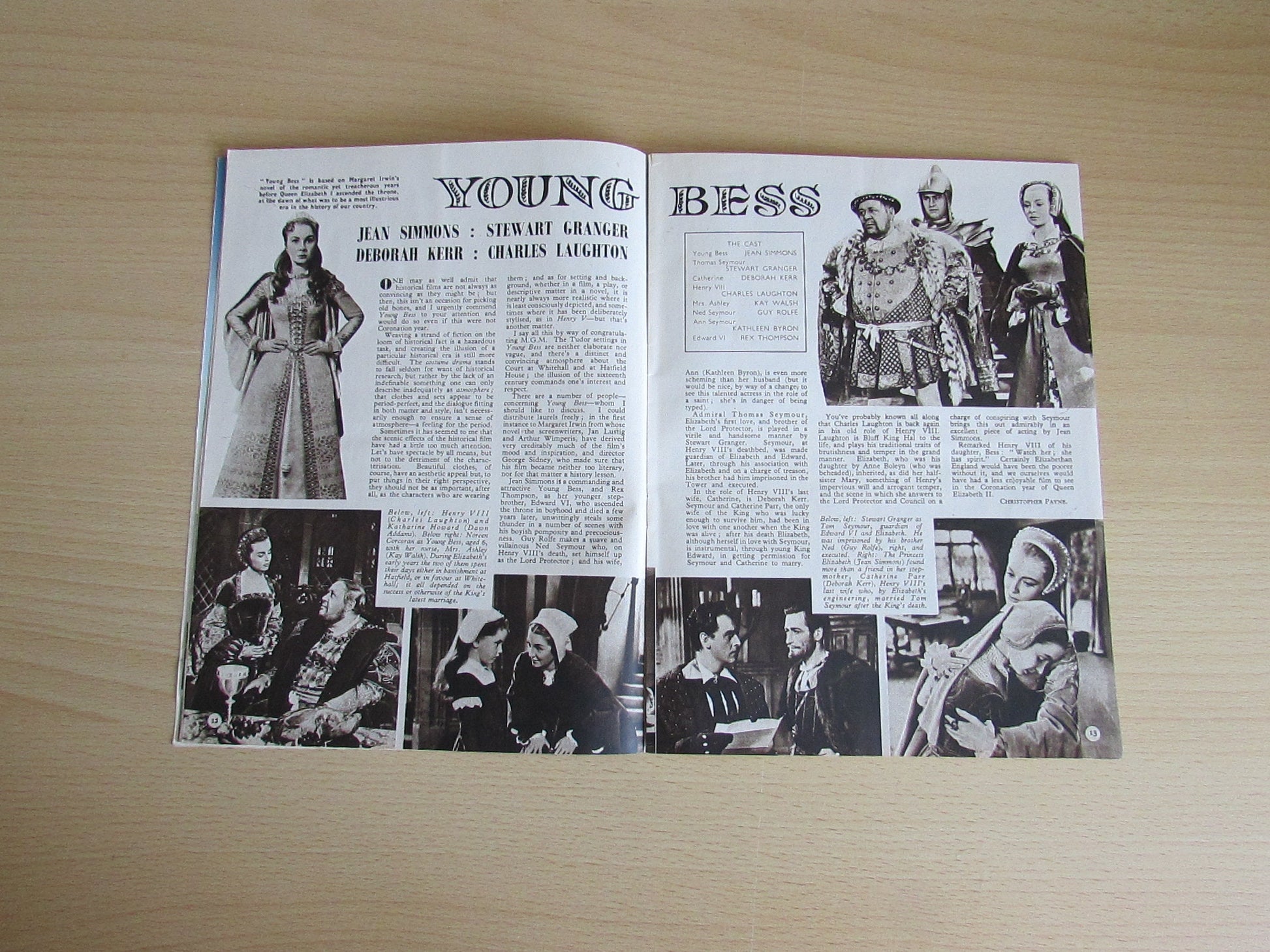 August 1953 ABC Film Review magazine: Stories & Pictures of The Films Coming Your Way