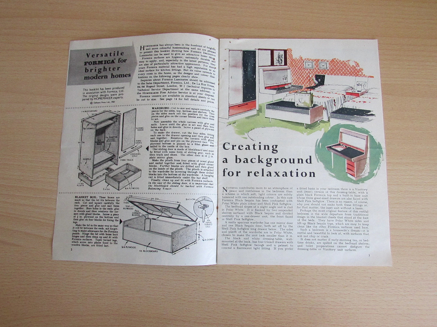 1960 Colourful Homemaking / Homemaker gift booklet, by Anthony Ward