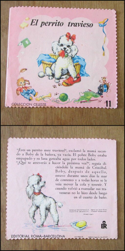 Trio of 1977 Spanish "Coleccion Celeste" children's books (Softback)