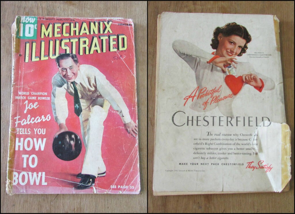 Two 1930s/40s Mechanix Illustrated magazines