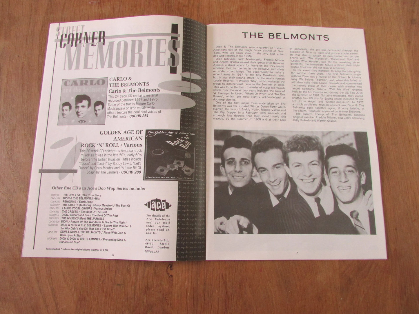 1991 2nd Wembley Rock n Roll Stage Show souvenir guide