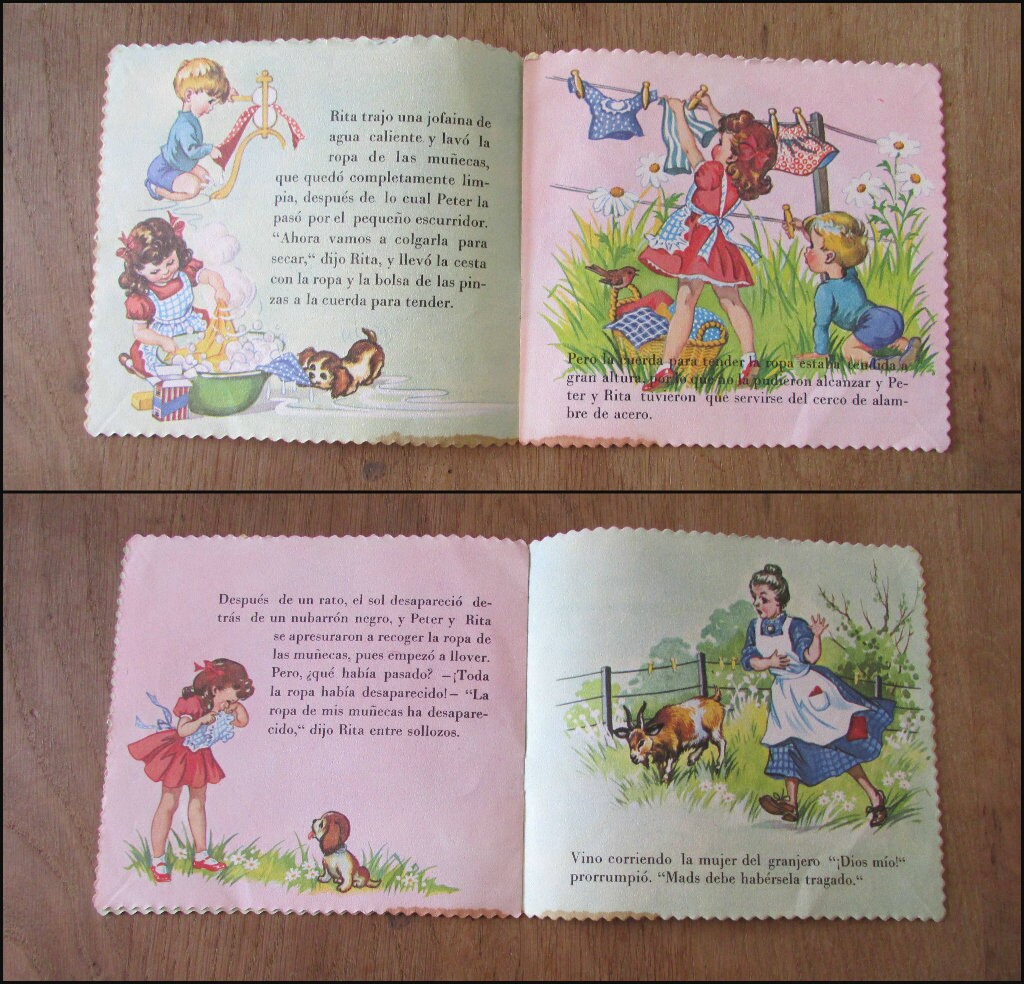 Trio of 1977 Spanish "Coleccion Celeste" children's books (Softback)