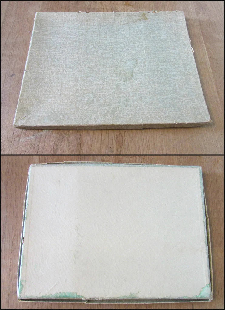 Vintage Irish Linen Tete a Tete tablelinen set, with original packaging
