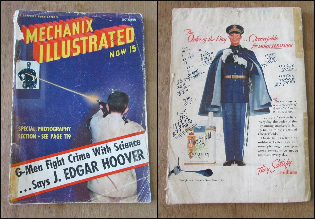 Two 1930s/40s Mechanix Illustrated magazines