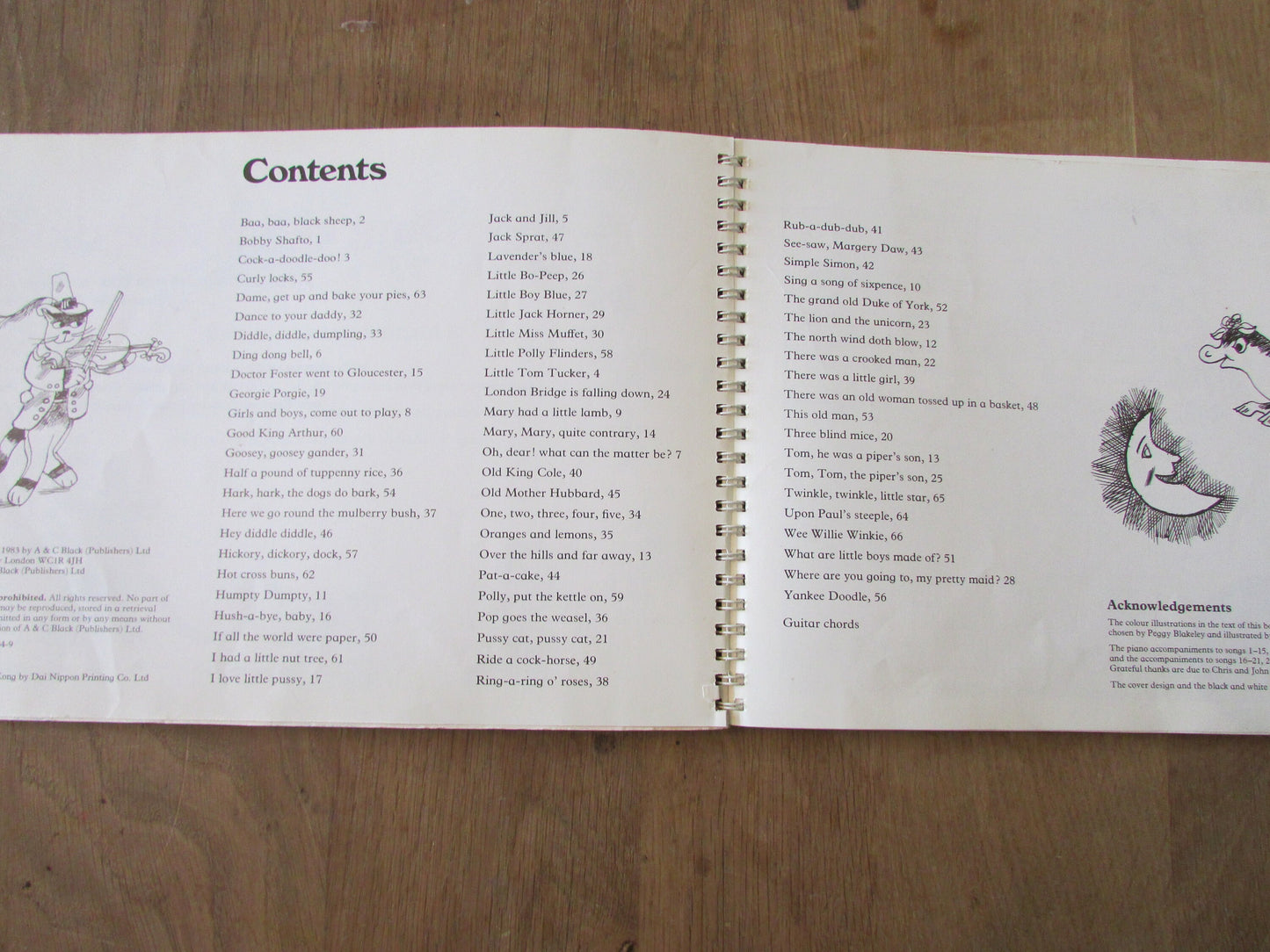 Sing Hey Diddle Diddle: 66 nursery rhymes with their traditional tunes, by Beatrice Harrop (Softback, 1986)