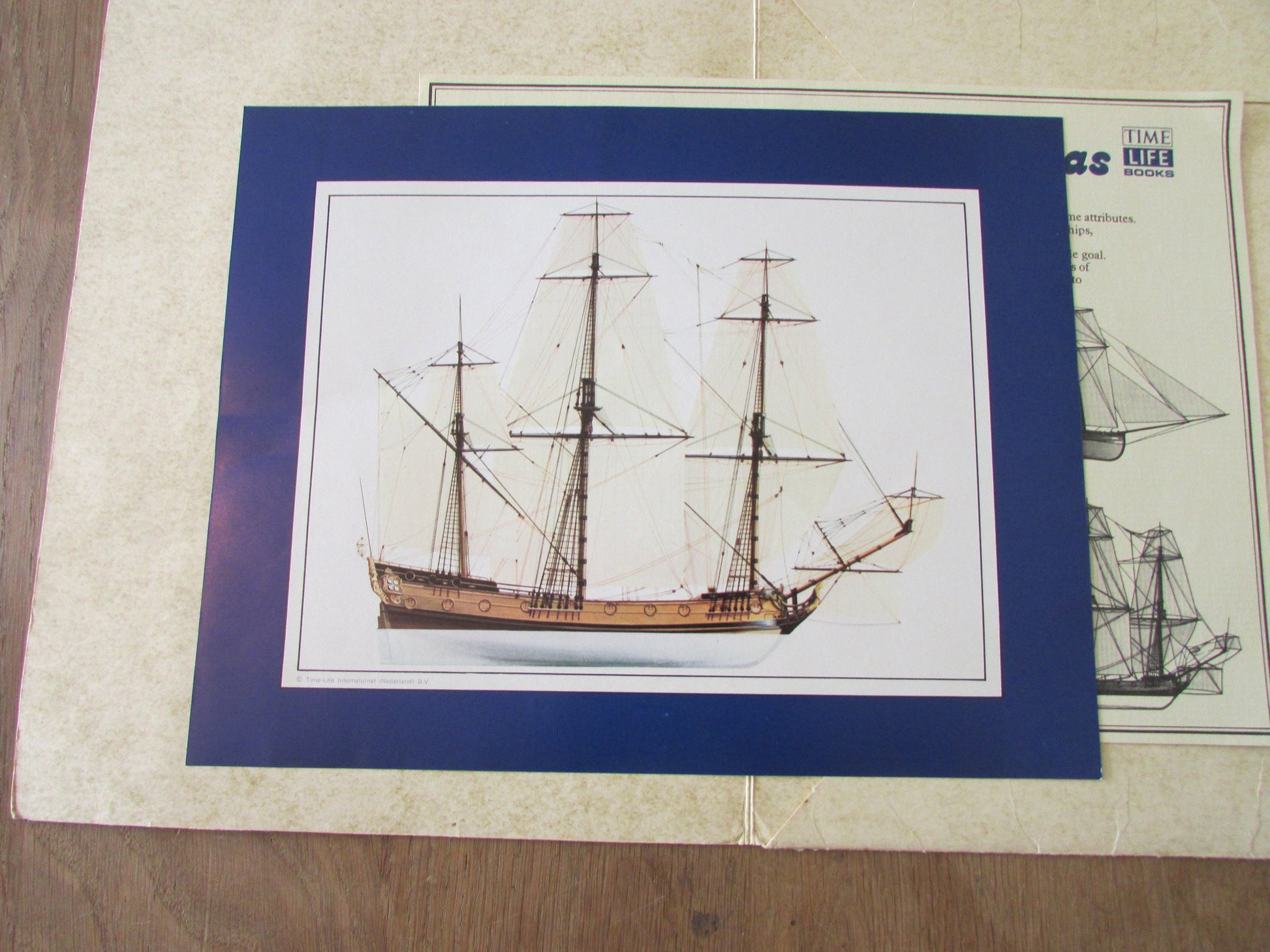 Vintage Time Life collection of Sailing Ships of The High Seas prints