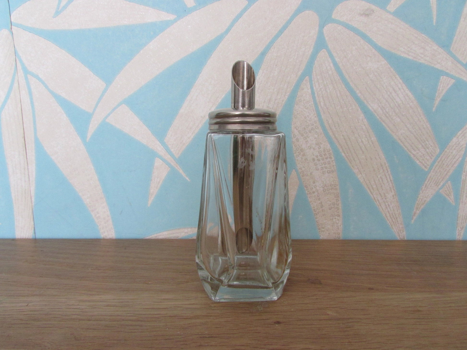 Vintage Innsbruck, Austria touristware handpainted gold edelweiss sugar pourer