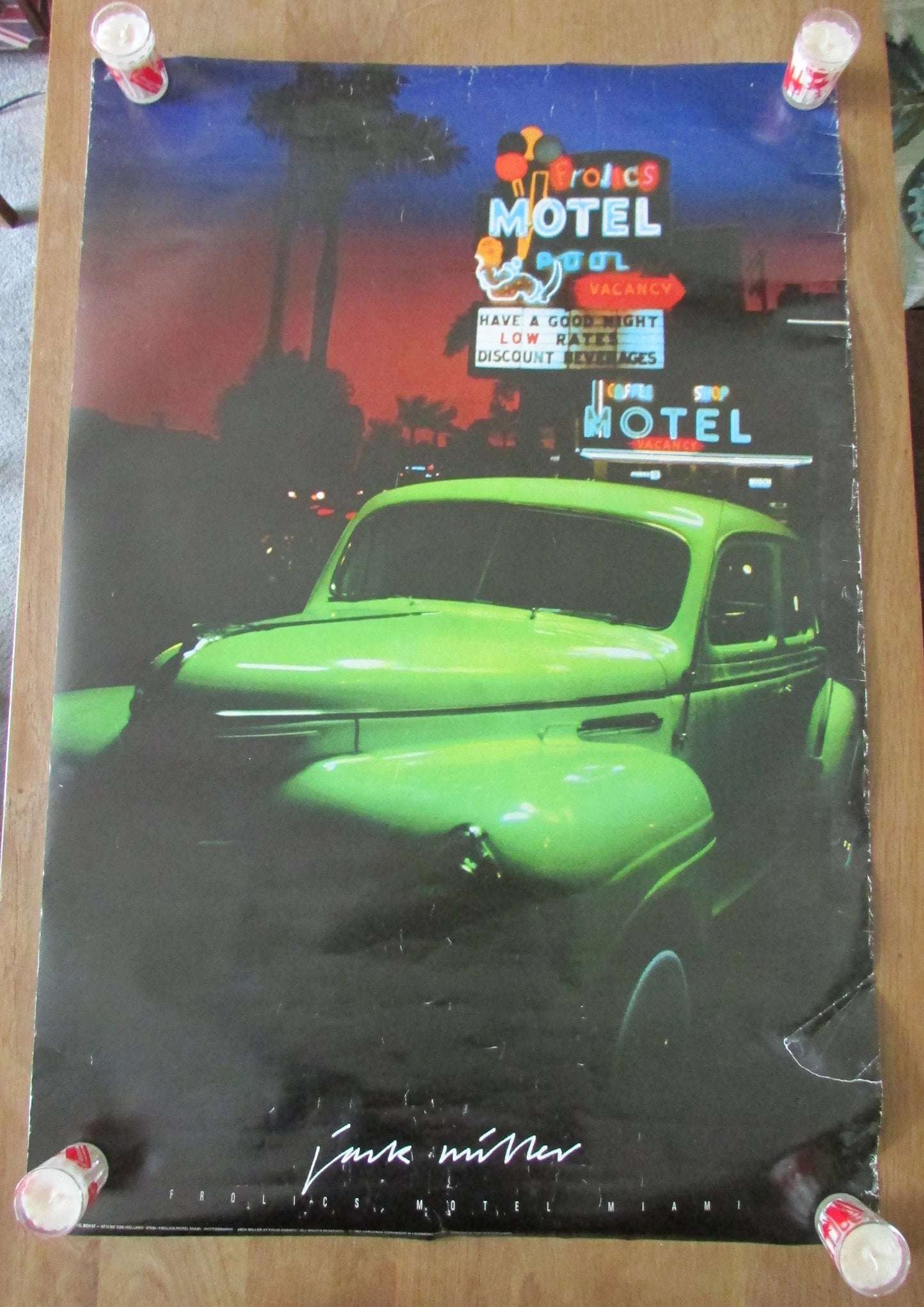 1991 Jack Miller Frolics Motel poster