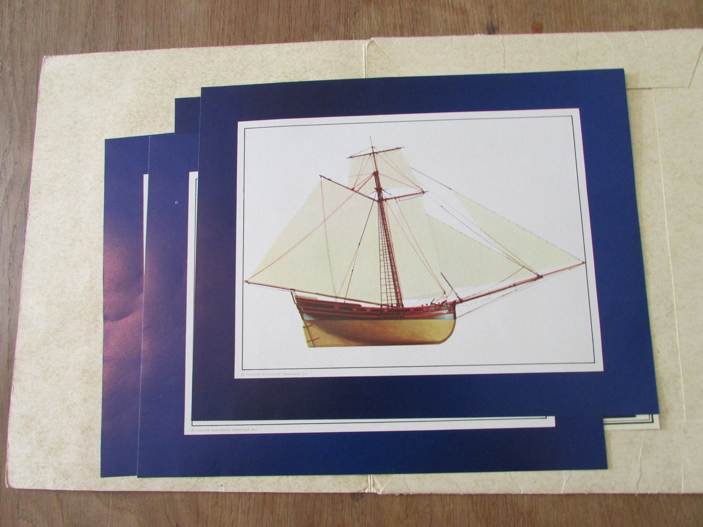 Vintage Time Life collection of Sailing Ships of The High Seas prints