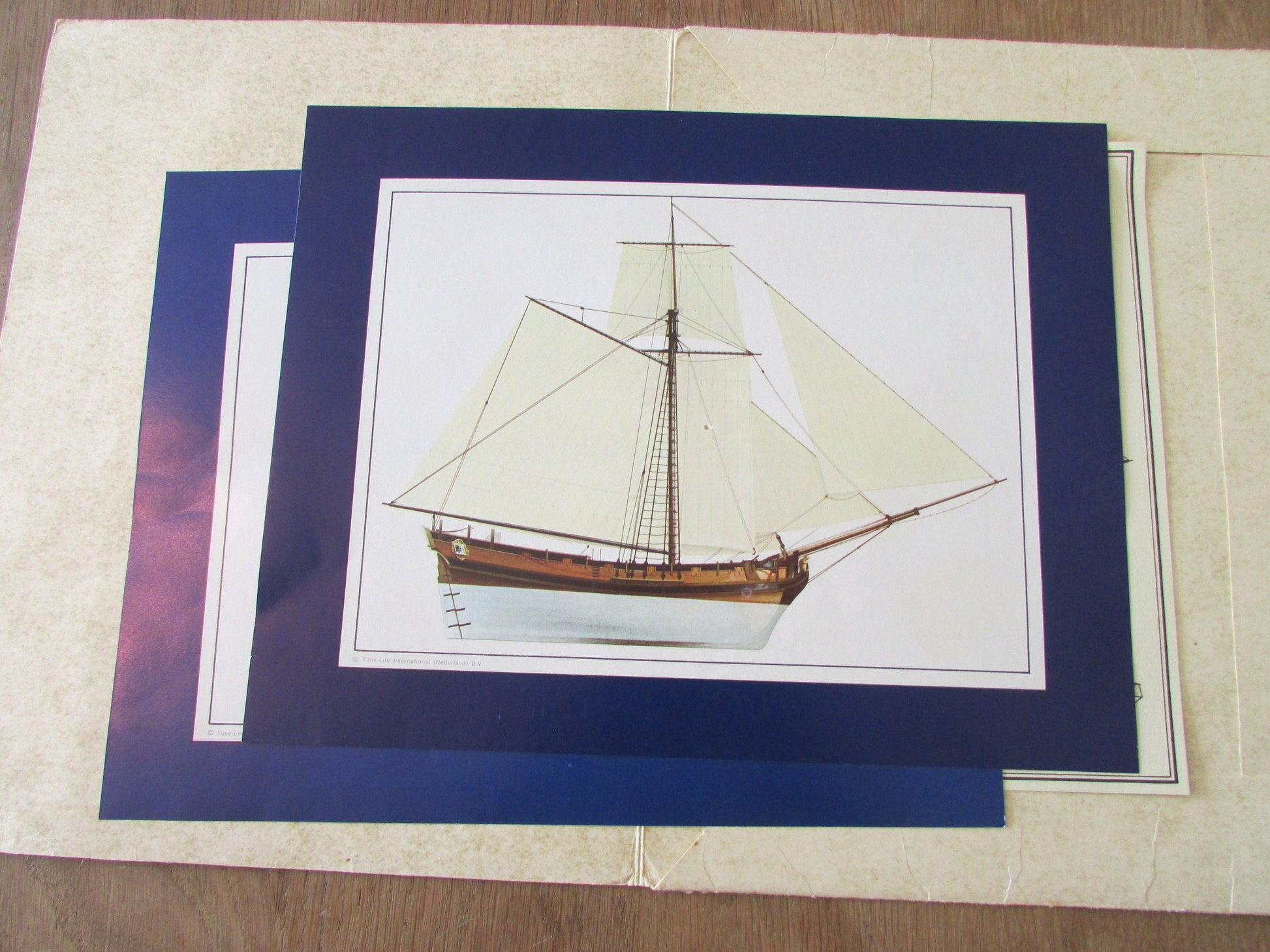 Vintage Time Life collection of Sailing Ships of The High Seas prints