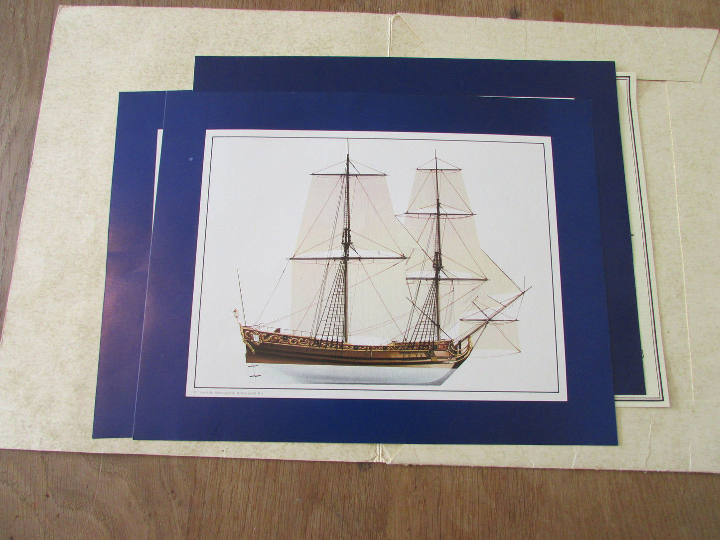 Vintage Time Life collection of Sailing Ships of The High Seas prints