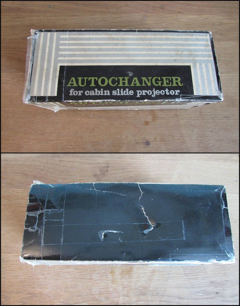 Vintage boxed auto-changer for Cabin slide projector