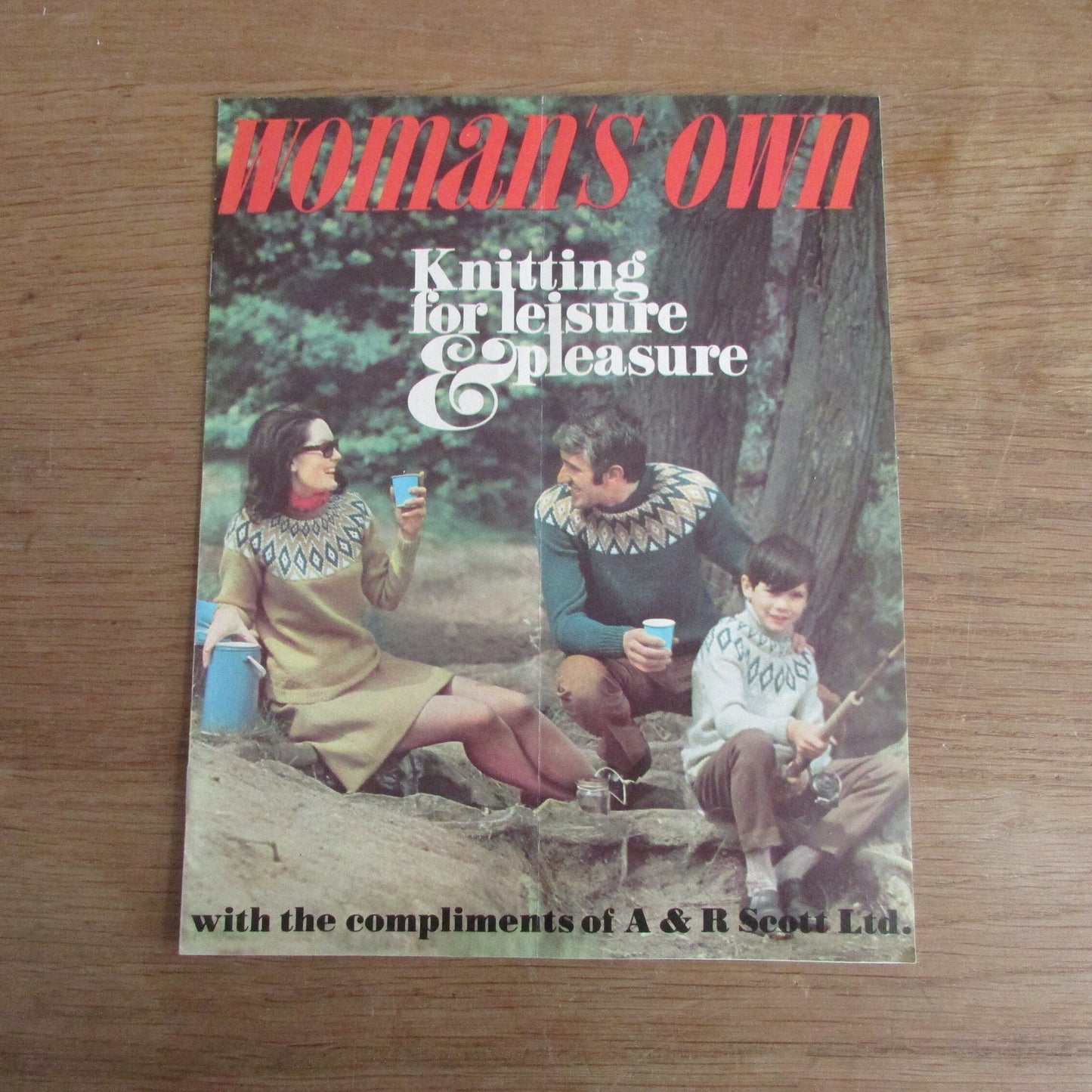 1960s/70s Woman's Own Knitting for Leisure & Pleasure pattern booklet