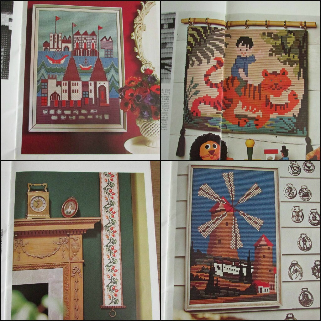Wall Decor in Embroidery: Full Instructions for Ten Beautiful Designs (Softback, 1976)