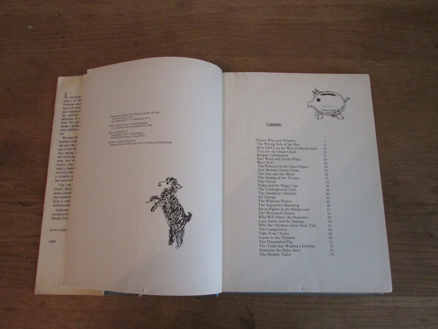 Sunbeams & Raindrops, by Jo Kalmijn (Hardback, 1967)