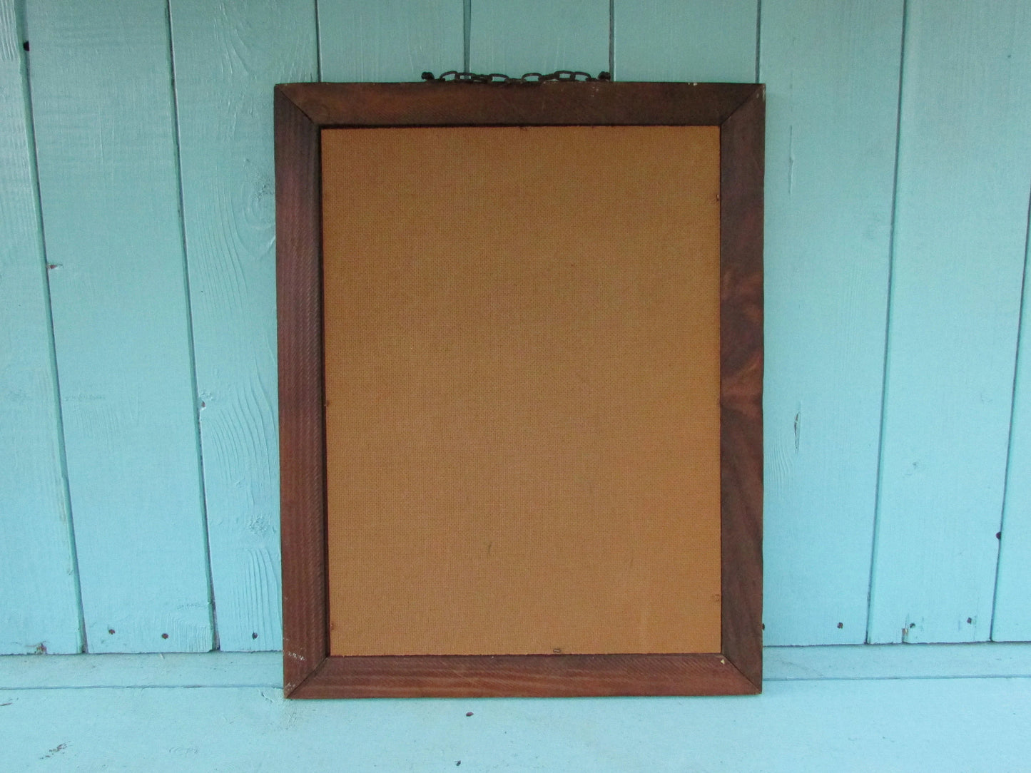 Mid-century framed child water carrier print by M. Rosa Arsalaguet